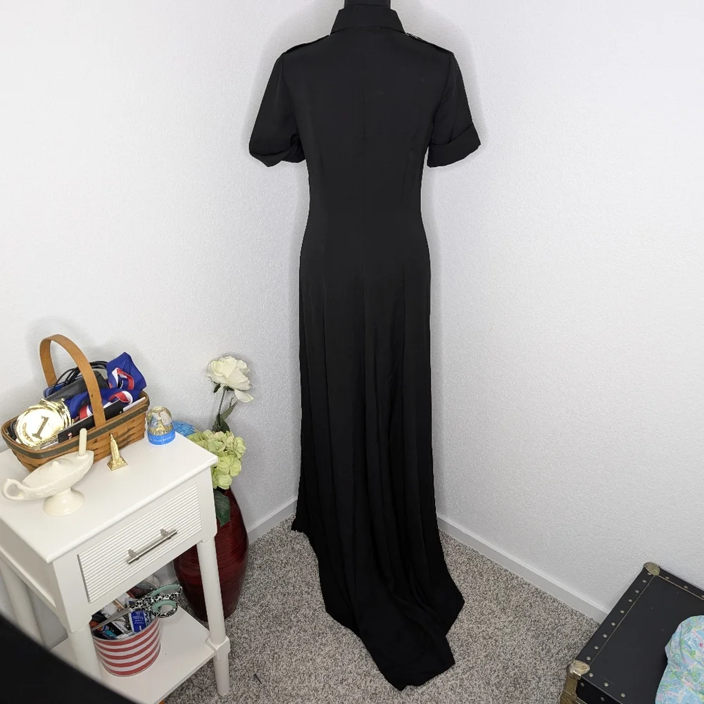 💘 Black Military Dress DAYA by Zendaya - Picture 5 of 8